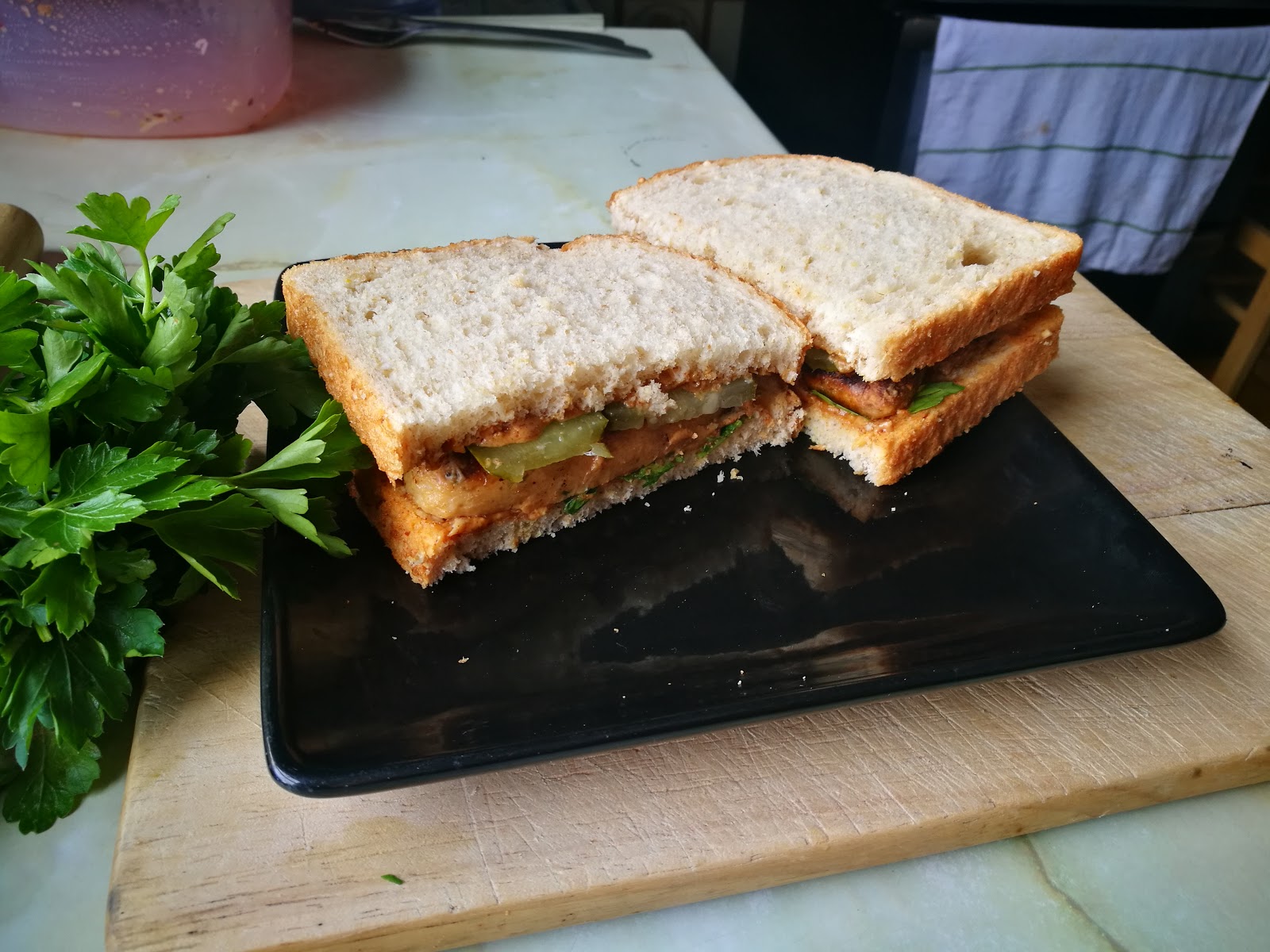 Malay Sausage Sandwich The Food Mod
